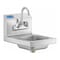 Amgood 12 in. x 16 in. Stainless Steel Hand Sink with Faucet HAND-SINK HS-12 - alternate 1